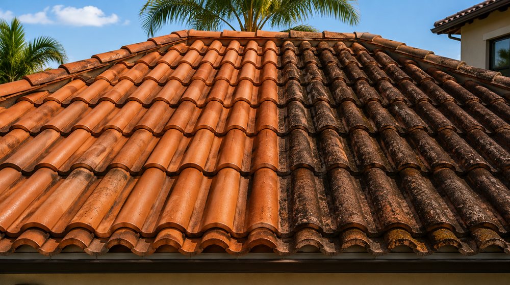 Roof soft washing in Laredo