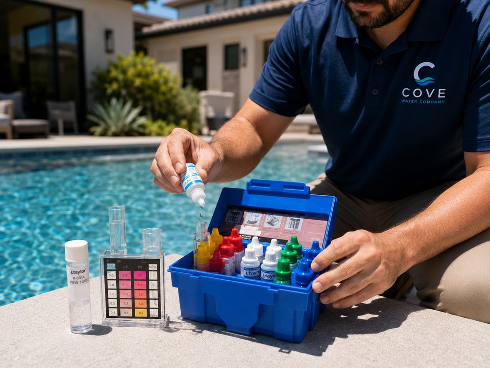 Water chemistry testing in Laredo